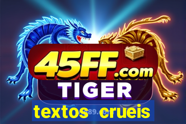 textos crueis demais pdf